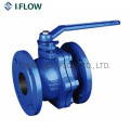 Two Piece National Standard High Platform Flange Ball Valves